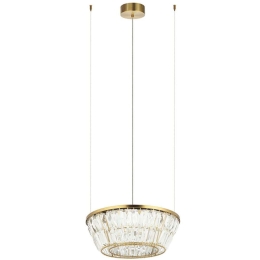Φωτιστικό Οροφής 23045 Φ40x165cm Dim Led 1745lm 27W 3000K Brass