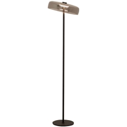 Φωτιστικό Δαπέδου 23055 Φ42x162cm Led 1554lm 15W 3000Κ Black-Smoke