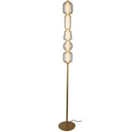 Φωτιστικό Δαπέδου 23064 Φ22x152cm Led 1050lm 17W 3000K Gold-Champagne