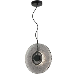 Φωτιστικό Οροφής 23075 Φ35x5cm Led 1172lm 11W 3000K Smoke-Black