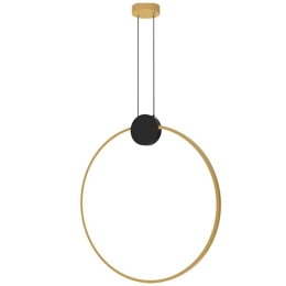 Φωτιστικό Οροφής 23094 Φ60x65cm Dim Led 1318lm 24W 3000K Black-Gold
