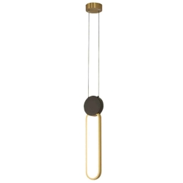 Φωτιστικό Οροφής 23100 12,3x3x48cm Dim Led 765lm 13W 3000K Black-Gold