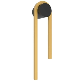 Φωτιστικό Τοίχου - Απλίκα 23106 10x8,5x40cm Dim Led 621lm 11W 3000K Black-Gold