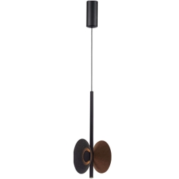 Φωτιστικό Οροφής Acoustic 23176 19x13x50cm Led 115lm 2W 3000K Brown-Grey