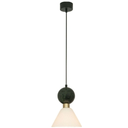 Φωτιστικό Οροφής 23238 Φ16x25cm 1xE14 15W Marble Green-Brass