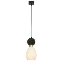 Φωτιστικό Οροφής 23239 Φ14x33cm 1xE14 15W Marble Black-Brass