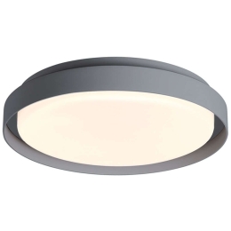 Φωτιστικό Οροφής - Πλαφονιέρα E327 Φ27x7,5cm Led 2041lm 20W 3000K Graphite Αλουμίνιο,PC