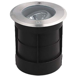 Φωτιστικό Δαπέδου Χωνευτό E360 Φ13x14cm Led 560lm 7W 3000K Steel