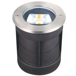 Φωτιστικό Δαπέδου Χωνευτό E362 Φ13x14cm Led 560lm 7W 3000K Steel