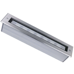 Φωτιστικό Δαπέδου Χωνευτό E366 50x9,2x9cm Led 720lm 9W 3000K Steel