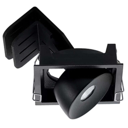 Φωτιστικό Οροφής - Σποτ Χωνευτό S146 8,2x8,2x9,6cm Led 645lm 9W 3000K Black