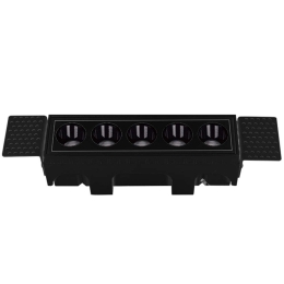 Φωτιστικό Οροφής - Σποτ Χωνευτό S194 14,5x4,2x6cm Led 800lm 12W 3000K Black