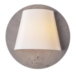 Πλαφονιέρα - Απλίκα Με Βάση Από Mdf ZM165LEDWC Cement Mdf,Μέταλλο
