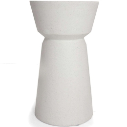 Τραπεζάκι Βοηθητικό Saronno 0800011 40x40x64cm Terazzo White Soulworks