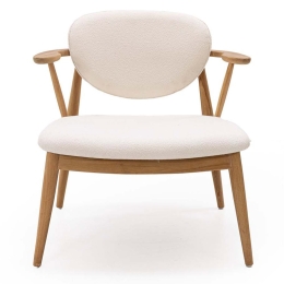 Πολυθρόνα Netle 0940007 72x68/65x62/76.5cm Natural-Beige