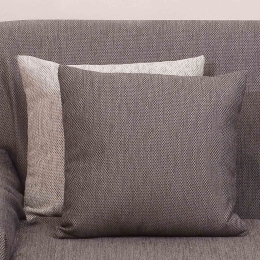 Διακοσμητική Μαξιλαροθήκη 2100 Γκρι Viopros 42Χ42 42x42cm Chenille