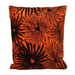 Διακοσμητικό Μαξιλάρι Chenille Flock Print 117 (Με Γέμιση) Τερρακότα Viopros 45X45 45x45cm Chenille