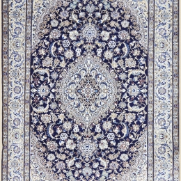 Χειροποίητο Χαλί Persian Nain Wool-Silk 200Χ294 200Χ294cm