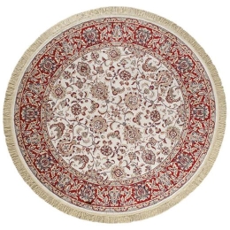 Χαλί Sonia 553/301440 - Cream-Red New Plan 160X160 Round