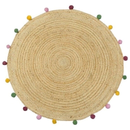 Χαλί Delhi BR-ME001 Round Natural Multi New Plan 120X120cm Round