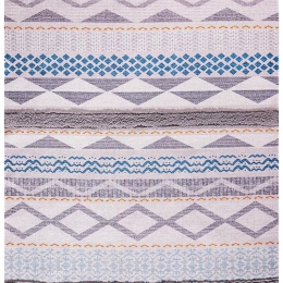 Χαλί Kilim 4550 Grey-Blue-Yellow New Plan 80X150cm