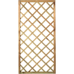 Καφασωτό 1352 Ρόμβος 12x12 90x180cm Natural New Plan
