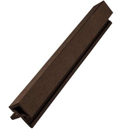 Γωνία Εξωτερική Για Πάνελ Τοίχου Wpc 8530 5,5x4,6x290cm Dark Brown New Plan WPC