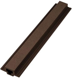 Πηχάκι Μονό Για Πάνελ Τοίχου Wpc 8530 5,4x2,5x290cm Dark Brown New Plan WPC