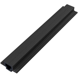 Πηχάκι Μονό 2ης Γενιάς Για Πάνελ Τοίχου Wpc 5570 5,4x2,5x290cm Dark Grey New Plan WPC