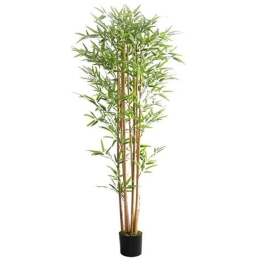 Τεχνητό Δέντρο Μπαμπού NP0075_180 Ύψος 180cm Green New Plan Ύφασμα,Bamboo