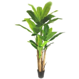 Τεχνητό Δέντρο Μπανανιά NP018_280_22 Ύψος 280cm Green New Plan Πλαστικό, Ύφασμα