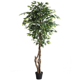 Τεχνητό Δέντρο Φίκος NP5209_180 Ύψος 180cm Green New Plan Πλαστικό, Ύφασμα