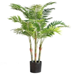 Τεχνητό Δέντρο Φοίνικας NP5336_122 Ύψος 122cm Green New Plan Πλαστικό, Ύφασμα