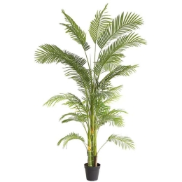 Τεχνητό Δέντρο Φοίνικας NP5500_240_22 Ύψος 240cm Green New Plan Πλαστικό, Ύφασμα