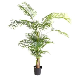 Τεχνητό Δέντρο Φοίνικας NP5502_180_22 Ύψος 180cm Green New Plan Πλαστικό, Ύφασμα