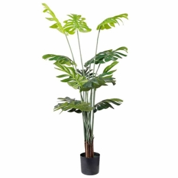 Τεχνητό Δέντρο Monstera NP6314_155_22 Ύψος 155cm Green New Plan Πλαστικό, Ύφασμα