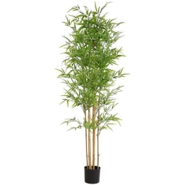 Τεχνητό Δέντρο Μπαμπού NP6321_180_22 Ύψος 180cm Green New Plan Πλαστικό, Ύφασμα