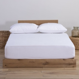 Σεντόνι Με Λάστιχο Jersey White Nef-Nef Μονό 100x230cm Με Λάστιχο 100% Βαμβάκι