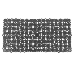 Πατάκι Αντιολισθητικό Rings 00273.011 35x71 Clear Black 35Χ71 PVC