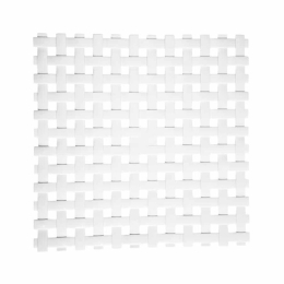 Πατάκι Αντιολισθητικό Plexo 00266.001 White 54Χ54 54x54cm PVC