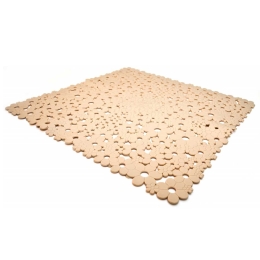 Πατάκι Αντιολισθητικό Fiore 00087.007 Beige 34Χ74 34x74cm PVC