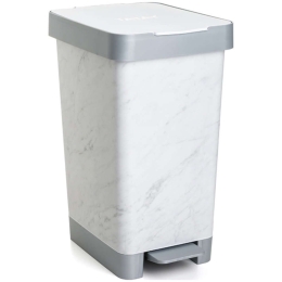 Κάδος Απορριμμάτων Smart 25LT 06647.001 D.Marble White Πλαστικό