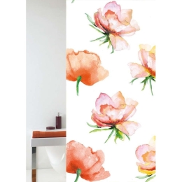 Κουρτίνα Μπάνιου  Bloom 02465.001 1.80x2.00 Υφασμάτινη Multi 180Πx200Υ Πολυέστερ