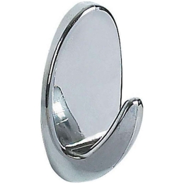 Κρεμαστράκι (Σετ 3Τμχ) Oval 35x24 Chome Μέταλλο