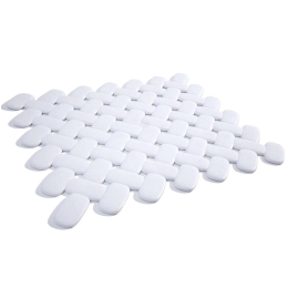 Ταπέτο Νεροχύτη Αντιολισθητικό  Bricks Curved 06016.001 31x27,5cm White PVC