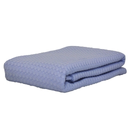 Κουβέρτα Πικέ Sky Blue Michelle Anna Riska Υπέρδιπλo 230x240cm 100% Βαμβάκι