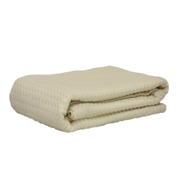 Κουβέρτα Πικέ Ivory Michelle Anna Riska King Size 240x260cm 100% Βαμβάκι