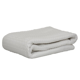 Κουβέρτα Πικέ White Michelle Anna Riska King Size 240x260cm 100% Βαμβάκι
