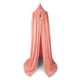 Κουνουπιέρα Κούνιας Με Θόλο 0207 Coral Pink Funna Baby Bamboo, Βαμβάκι