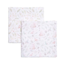 Μουσελίνες (Σετ 2τμχ) Garden Multi Funna Baby 90x90cm 100% Βαμβάκι